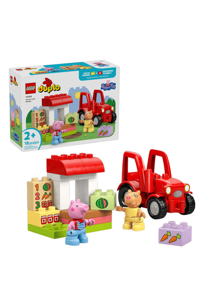 LEGO DUPLO Peppa Pig Traktör ve Pazar 10468