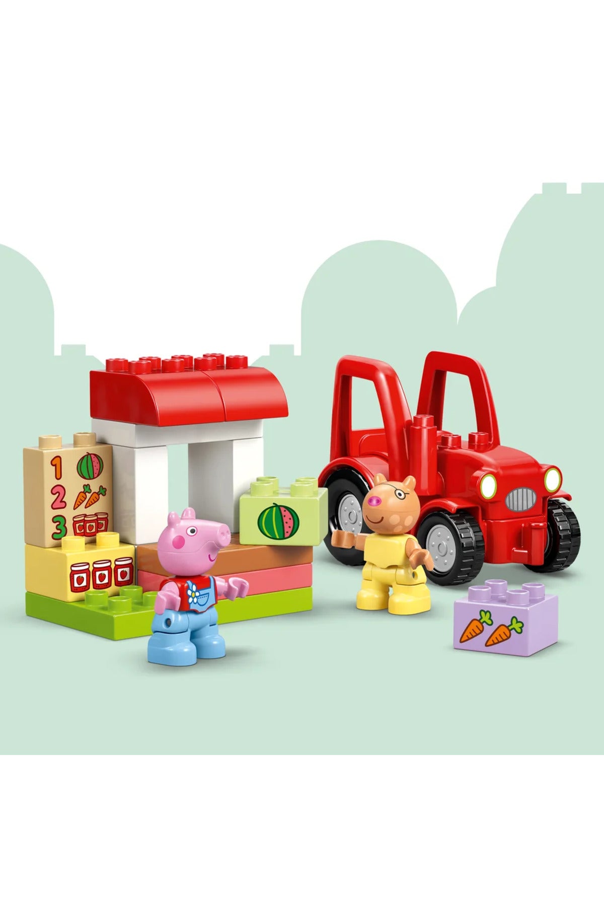LEGO DUPLO Peppa Pig Traktör ve Pazar 10468