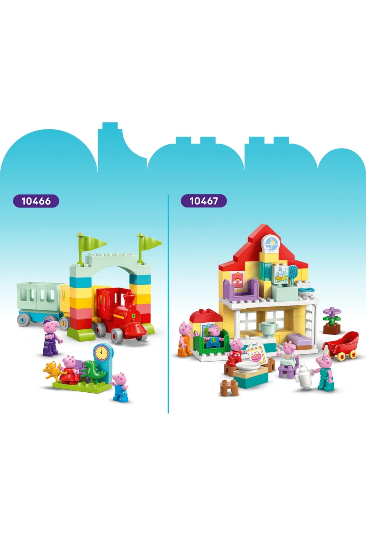 LEGO DUPLO Peppa Pig Traktör ve Pazar 10468