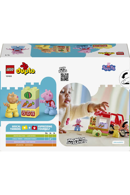 LEGO DUPLO Peppa Pig Traktör ve Pazar 10468