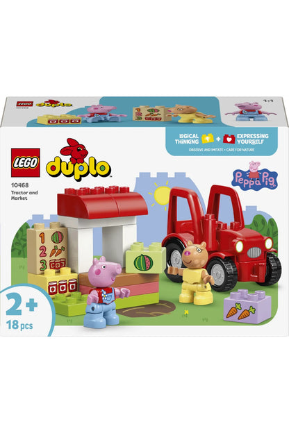 LEGO DUPLO Peppa Pig Traktör ve Pazar 10468