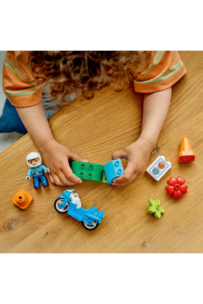 LEGO DUPLO Polis Motosikleti Mavi 10471