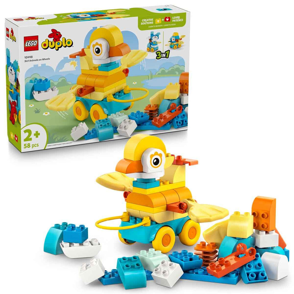 LEGO DUPLO Tekerlekli Hayvanlar 3ü 1 Arada