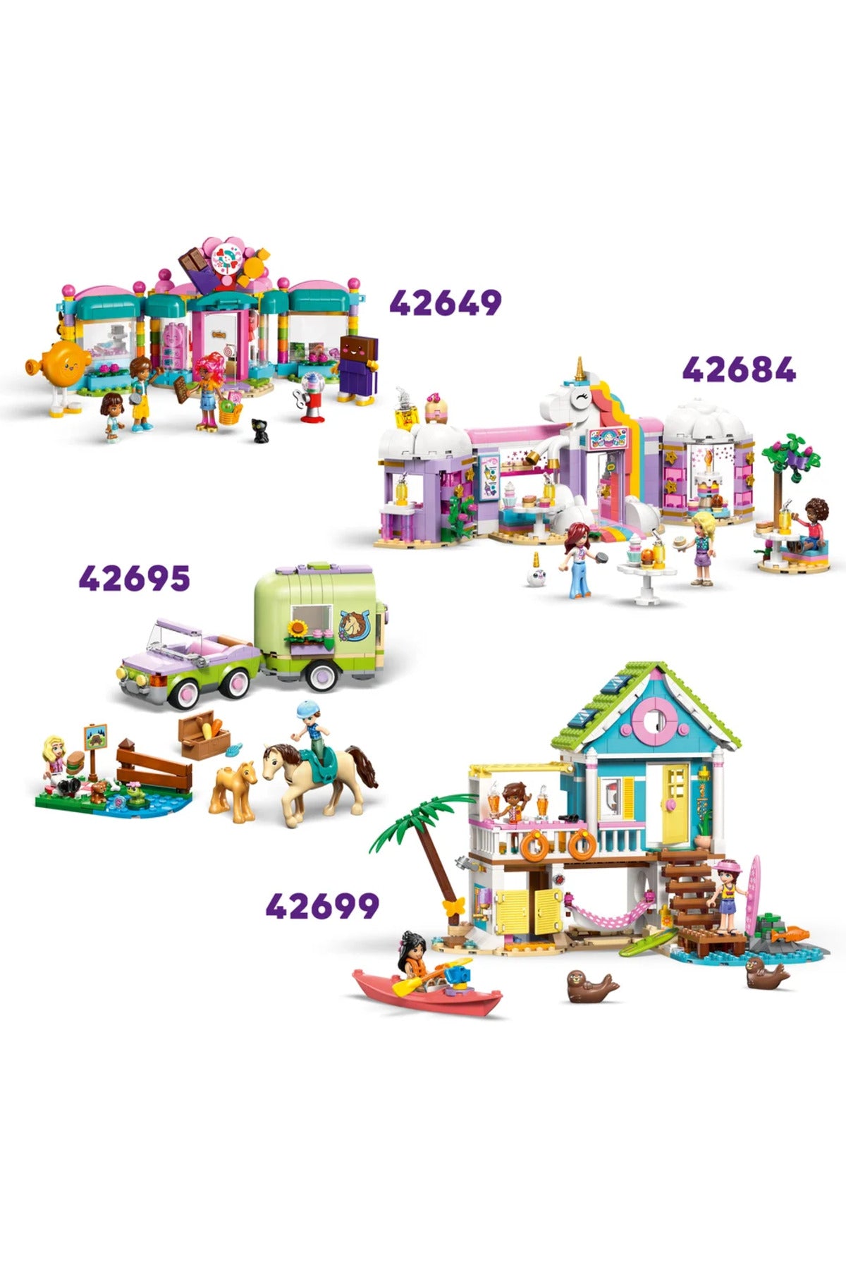 LEGO Friends Dondurma ve Balon Standı 42692