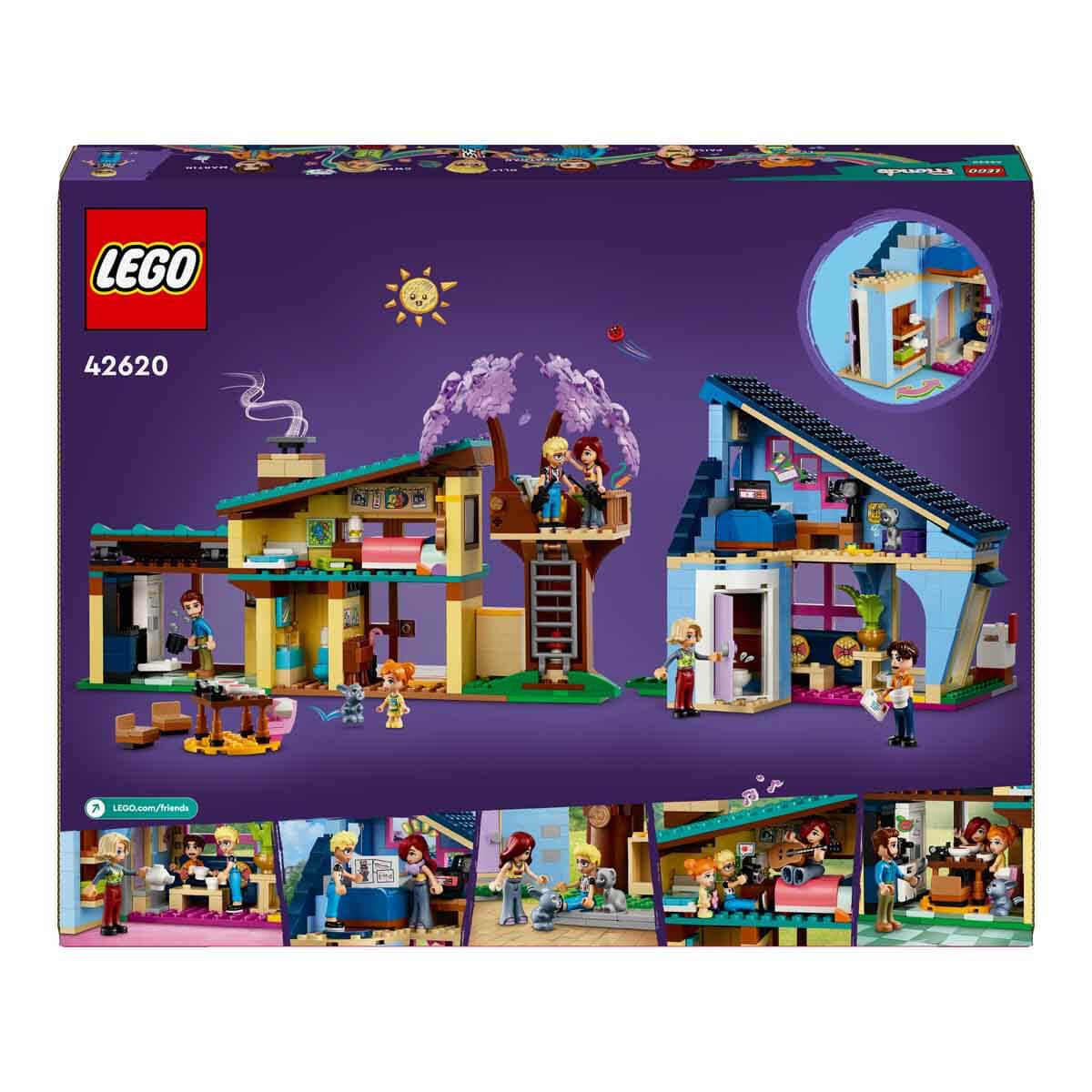 LEGO Friends Olly ve Paisley nin Aile Evleri