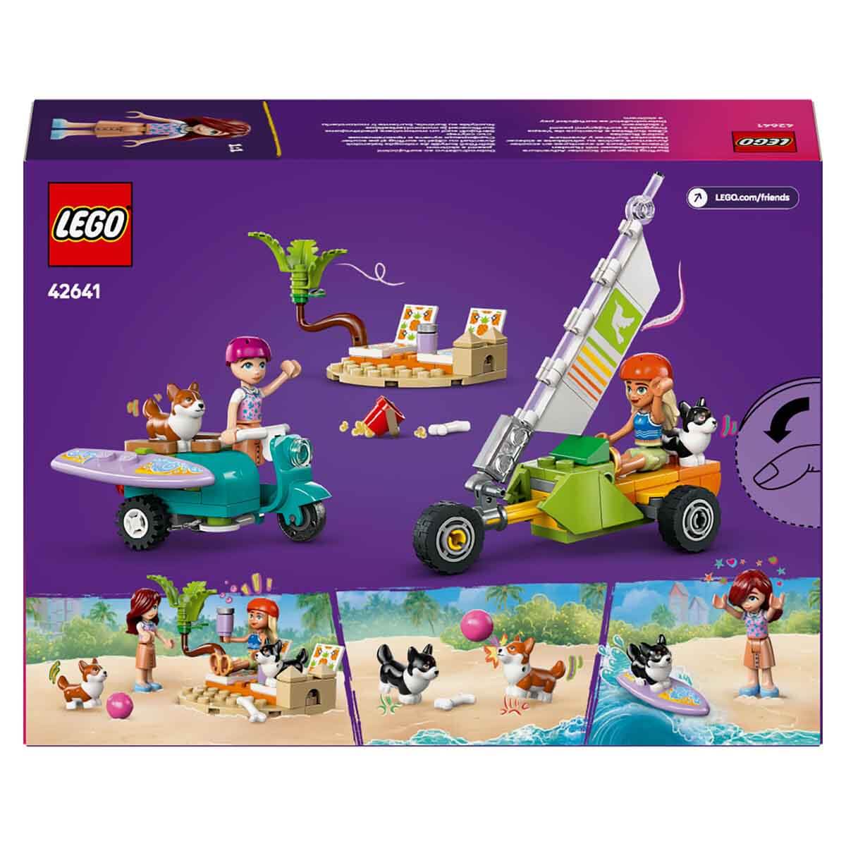 LEGO Friends Sörfçü Köpekler ve Scooter Macerası