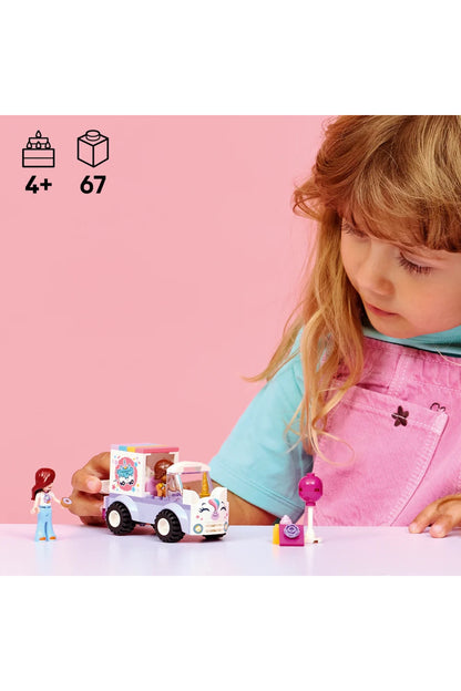 LEGO Friends Tek Boynuzlu At Pasta Dağıtım Arabası 42675