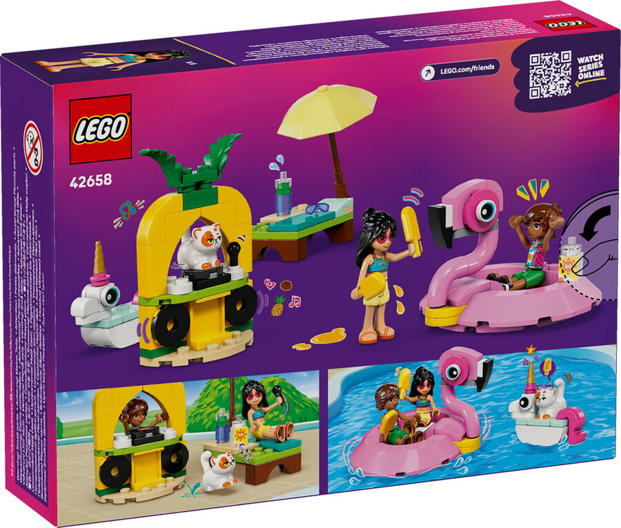 LEGO Friends Tek Boynuzlu At ve Flamingo Partisi 42658
