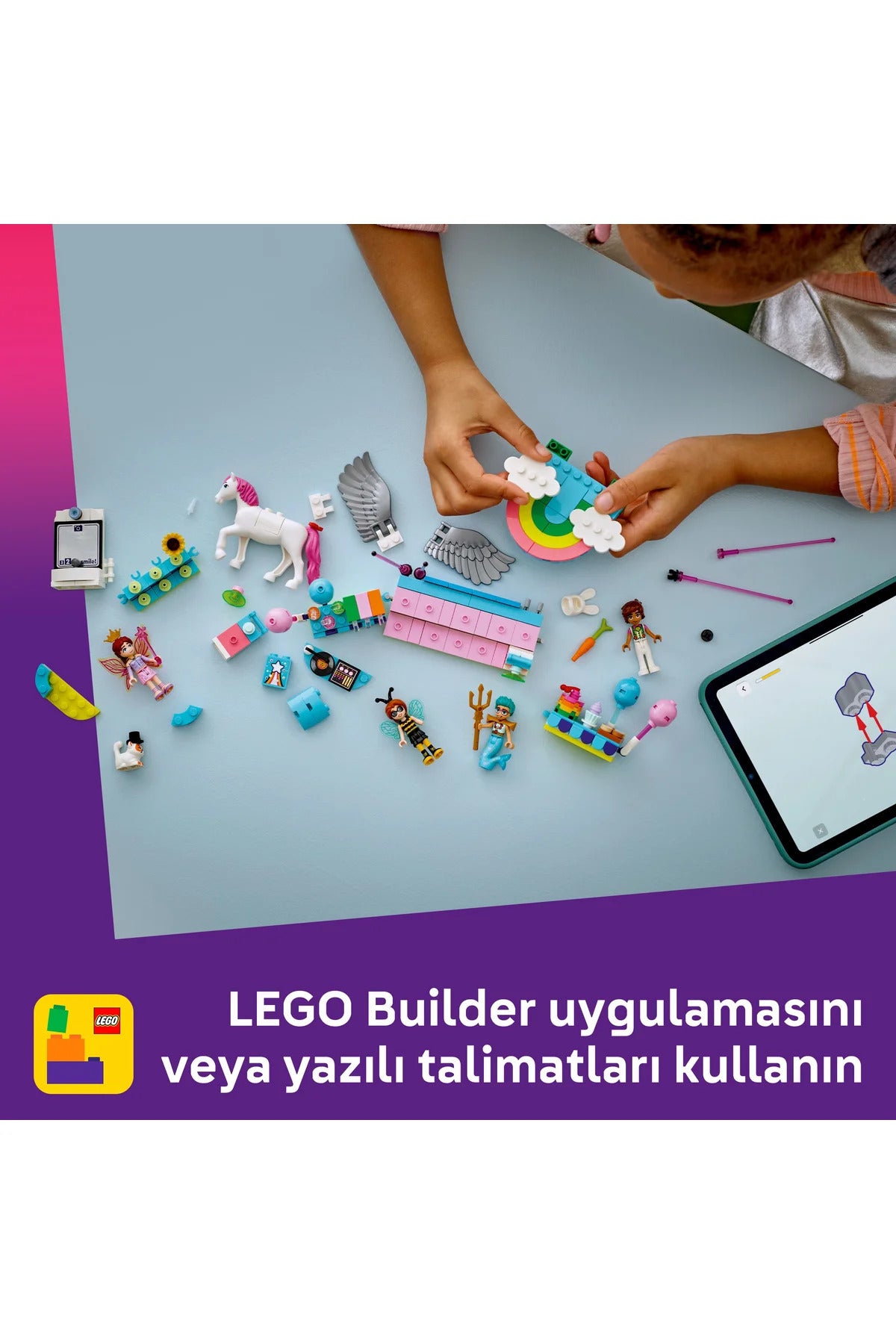 LEGO Friends Tek Boynuzlu At ve Peri ile Parti 42661
