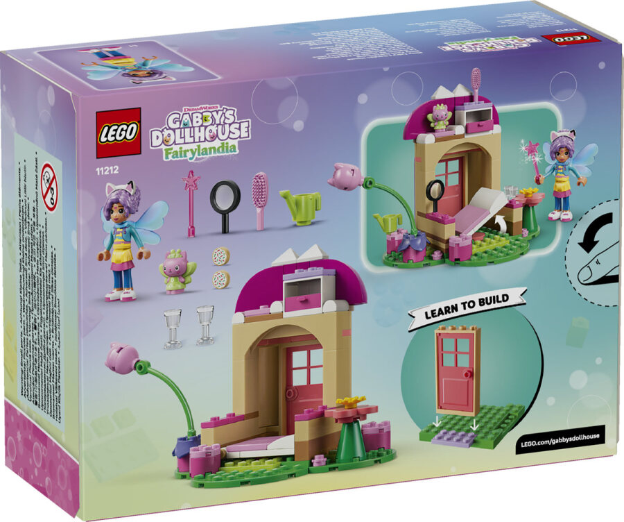 LEGO Gabby s Dollhouse Peri Kedinin Bahçe Evi 11212