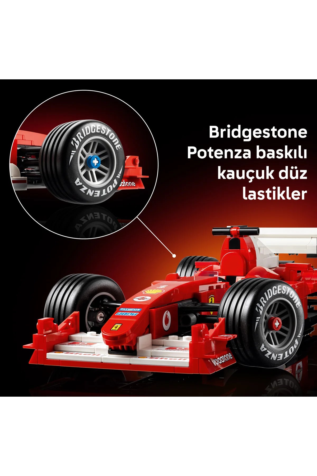 LEGO Icons Ferrari F2004 ve Michael Schumacher 11375