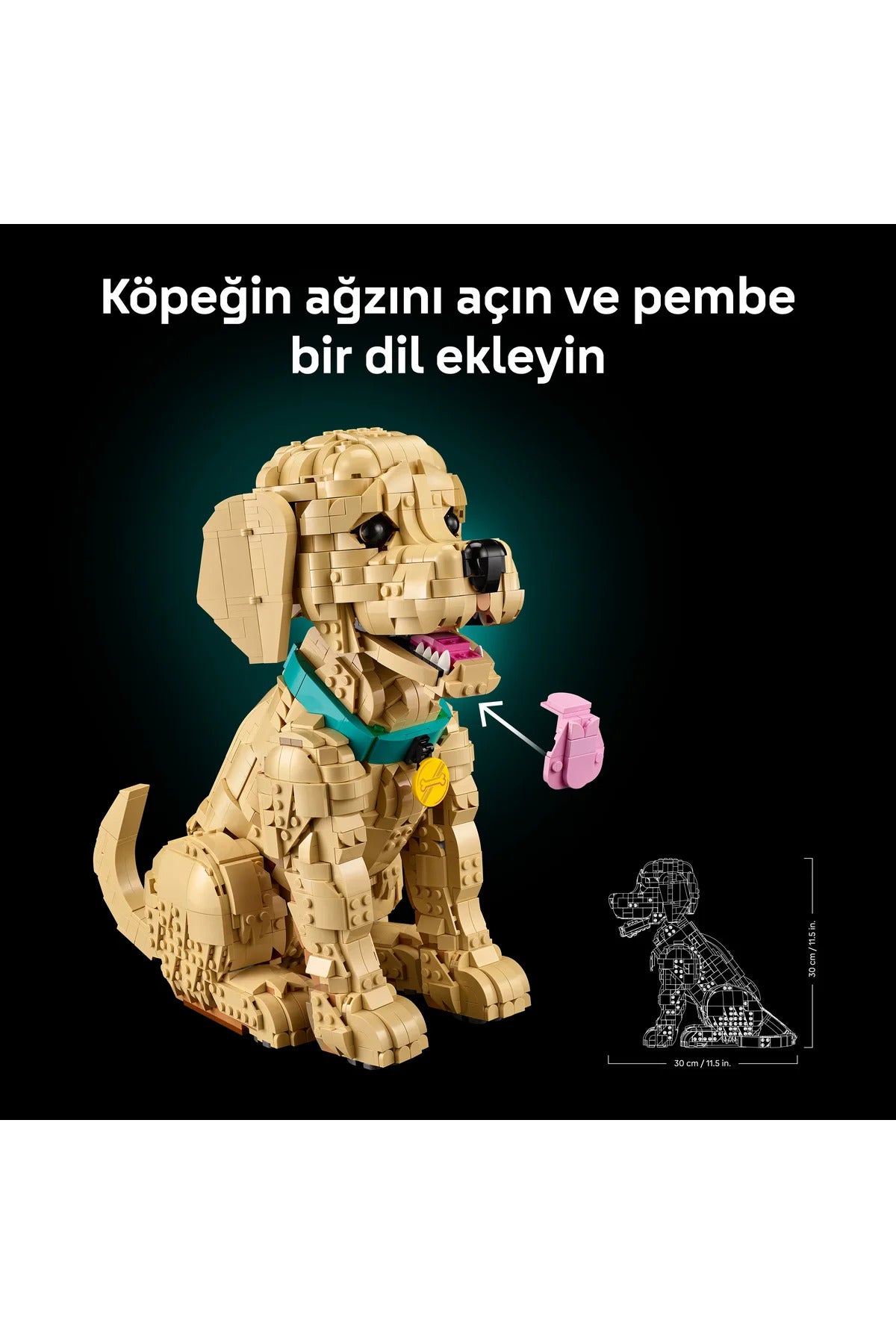 LEGO Icons Yavru Golden Retriever 11384