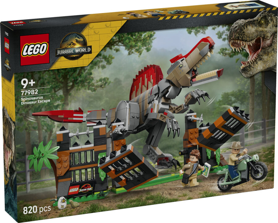 LEGO Jurassic World Spinosaurus Dinazor Kaçışı 77982