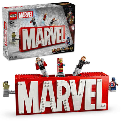 LEGO Marvel Logosu ve Minifigürleri 76313