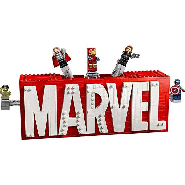 LEGO Marvel Logosu ve Minifigürleri 76313