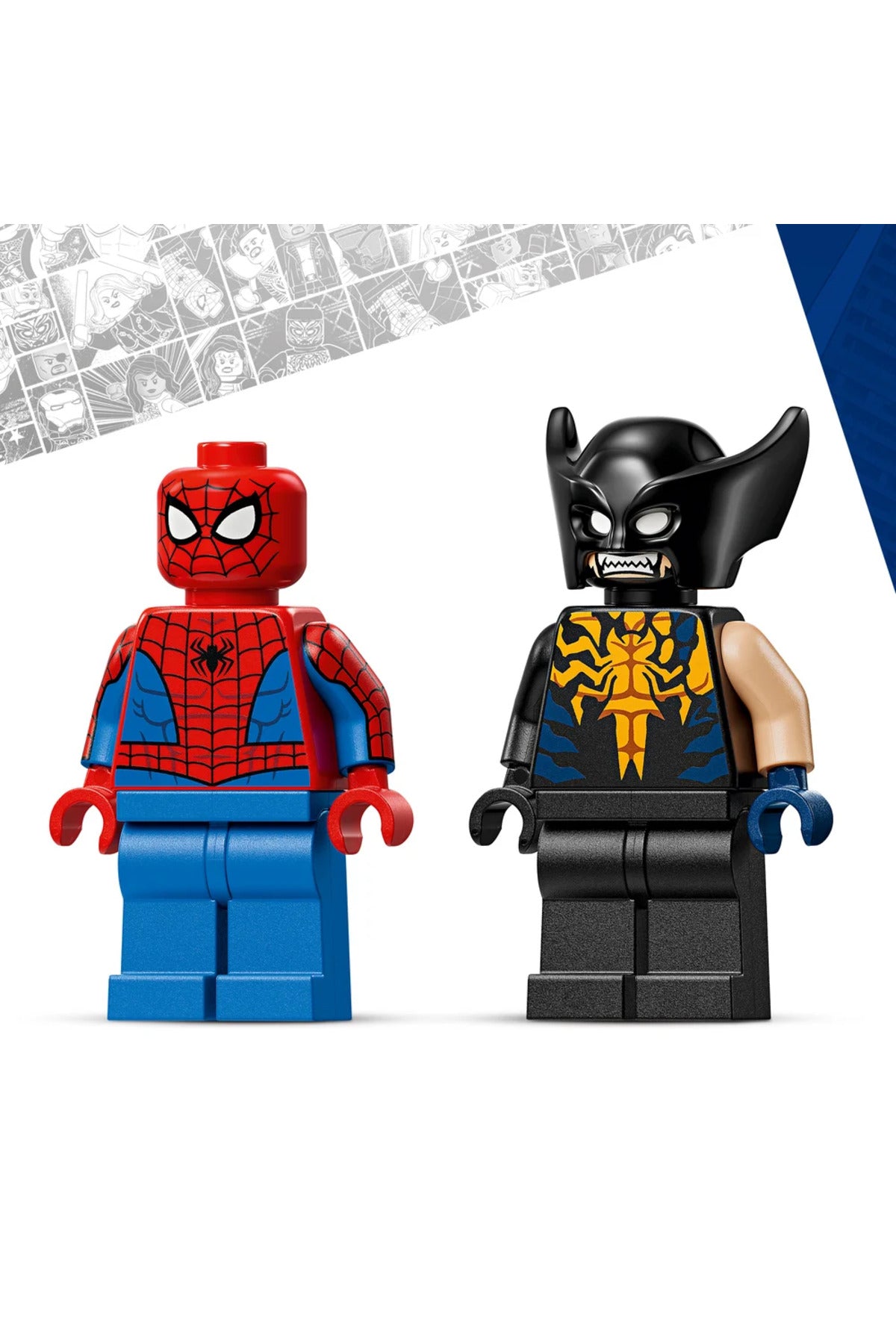 LEGO Marvel Örümcek Adam Arabası Venomlaşmış Wolverine Karşı 76336