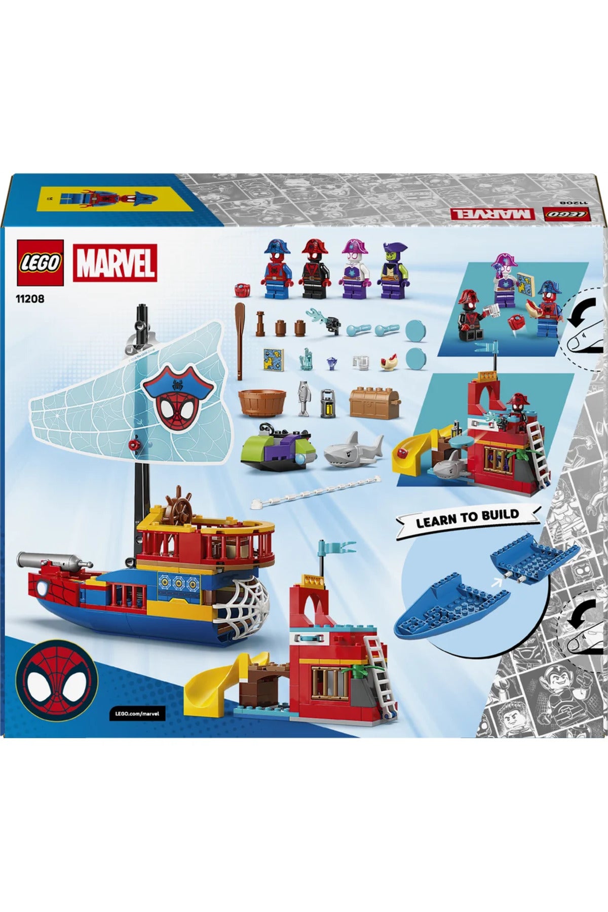 LEGO Marvel Spidey Takımı Korsan Gemisi 11208