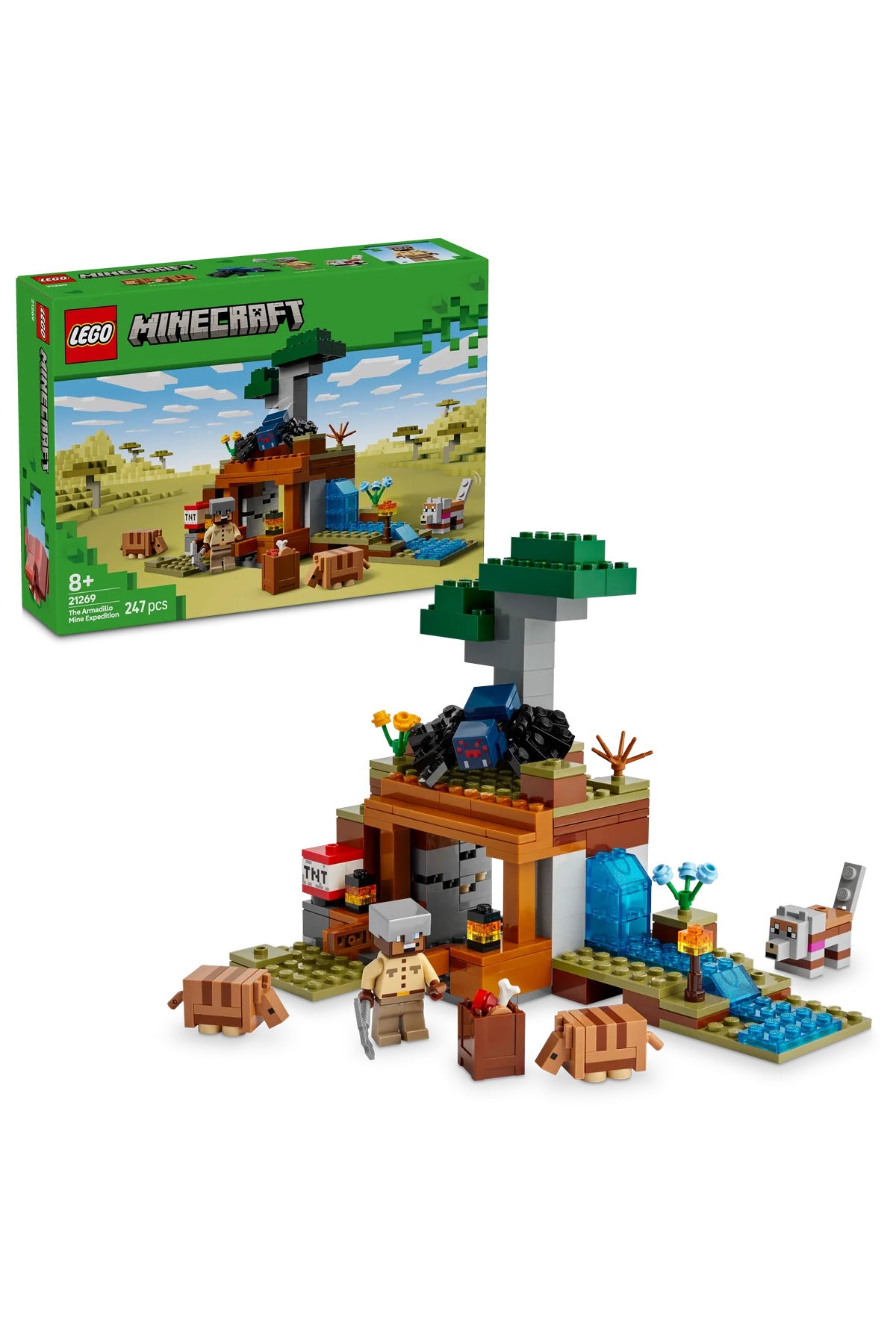 LEGO Minecraft Armadillo Maden Keşfi 21269