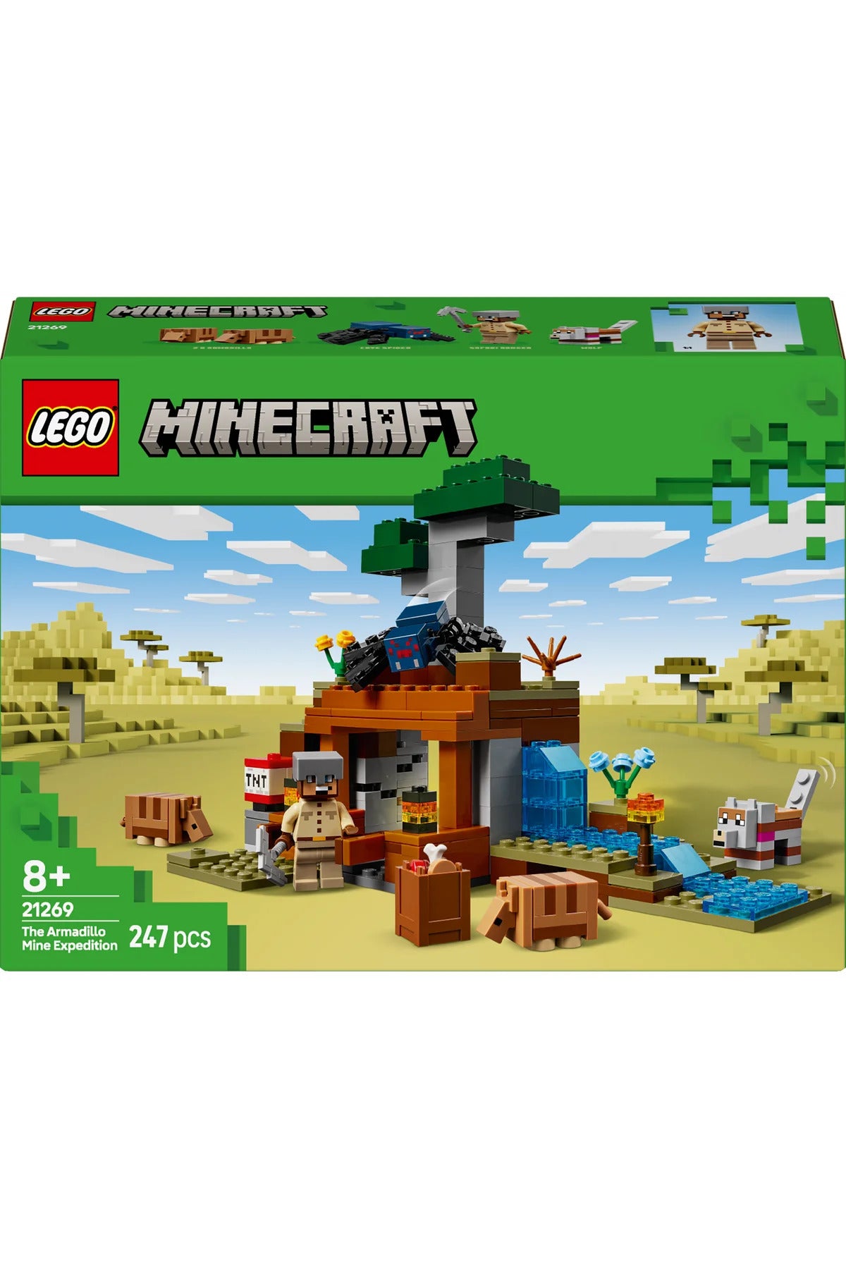 LEGO Minecraft Armadillo Maden Keşfi 21269