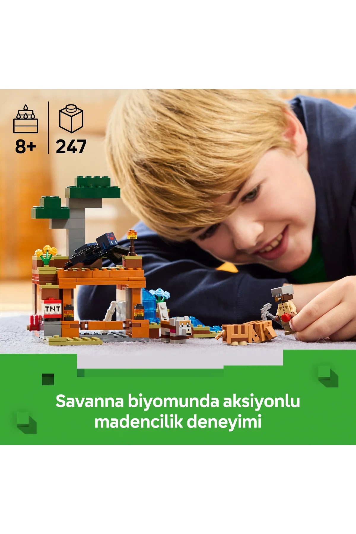 LEGO Minecraft Armadillo Maden Keşfi 21269