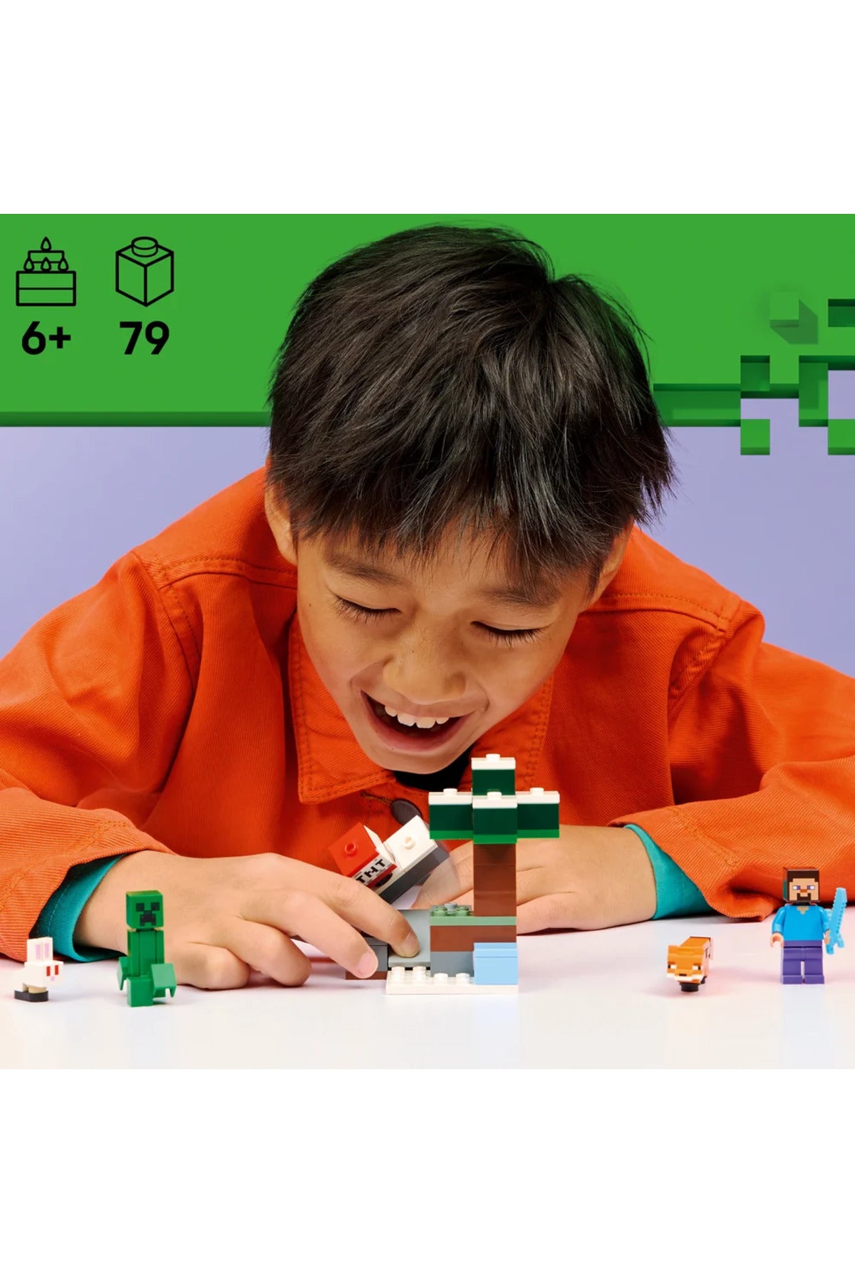 LEGO Minecraft Steve'in Tayga Macerası 21583