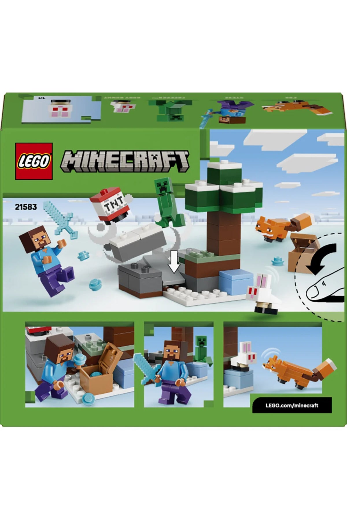 LEGO Minecraft Steve'in Tayga Macerası 21583