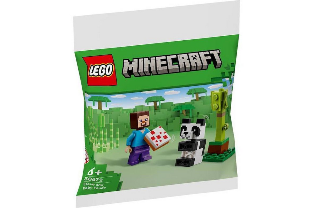 LEGO Minecraft Steve ve Yavru Panda 30672