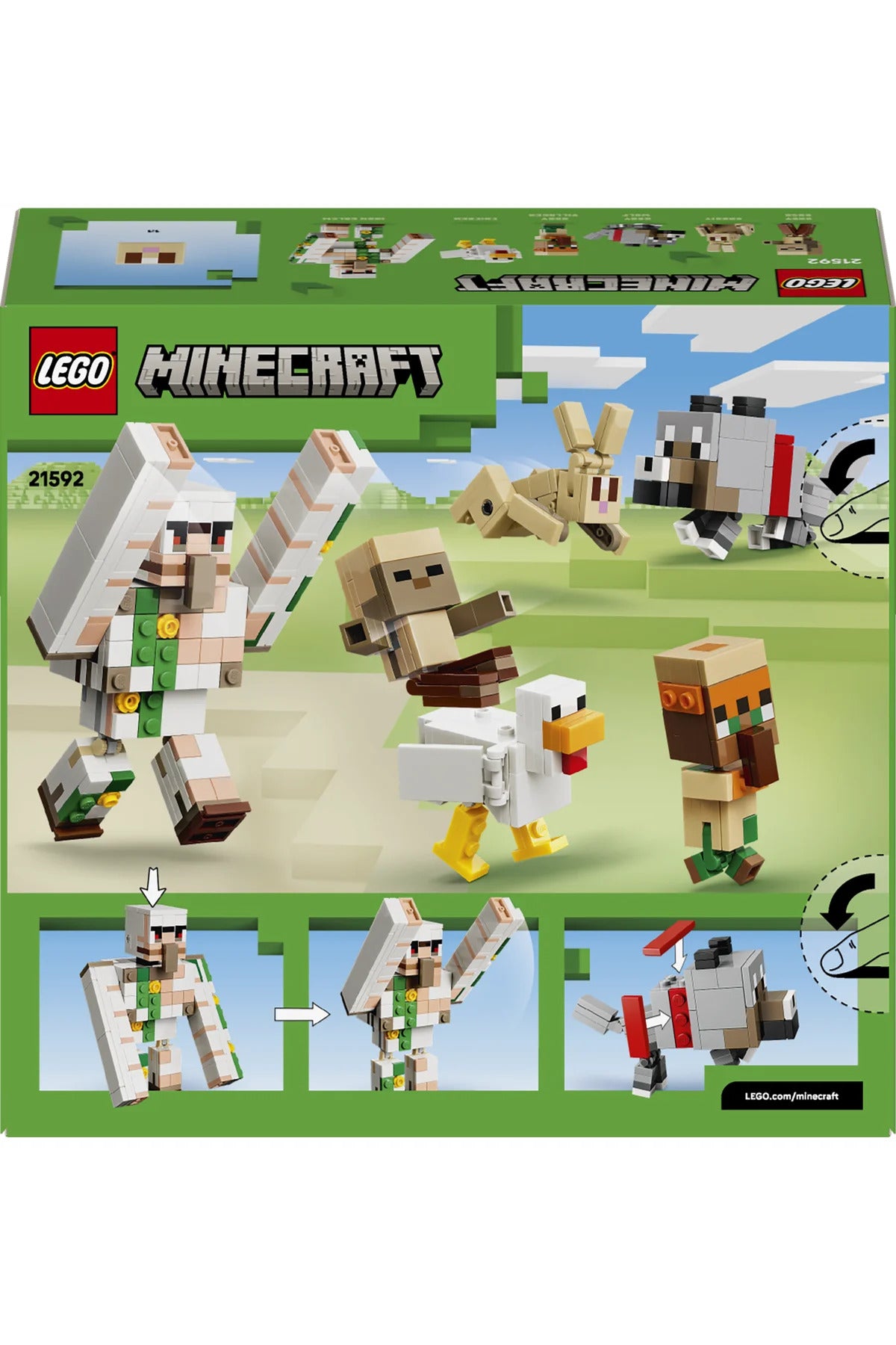 LEGO Minecraft Tavuk Jokey Çöl Saldırısı 21592