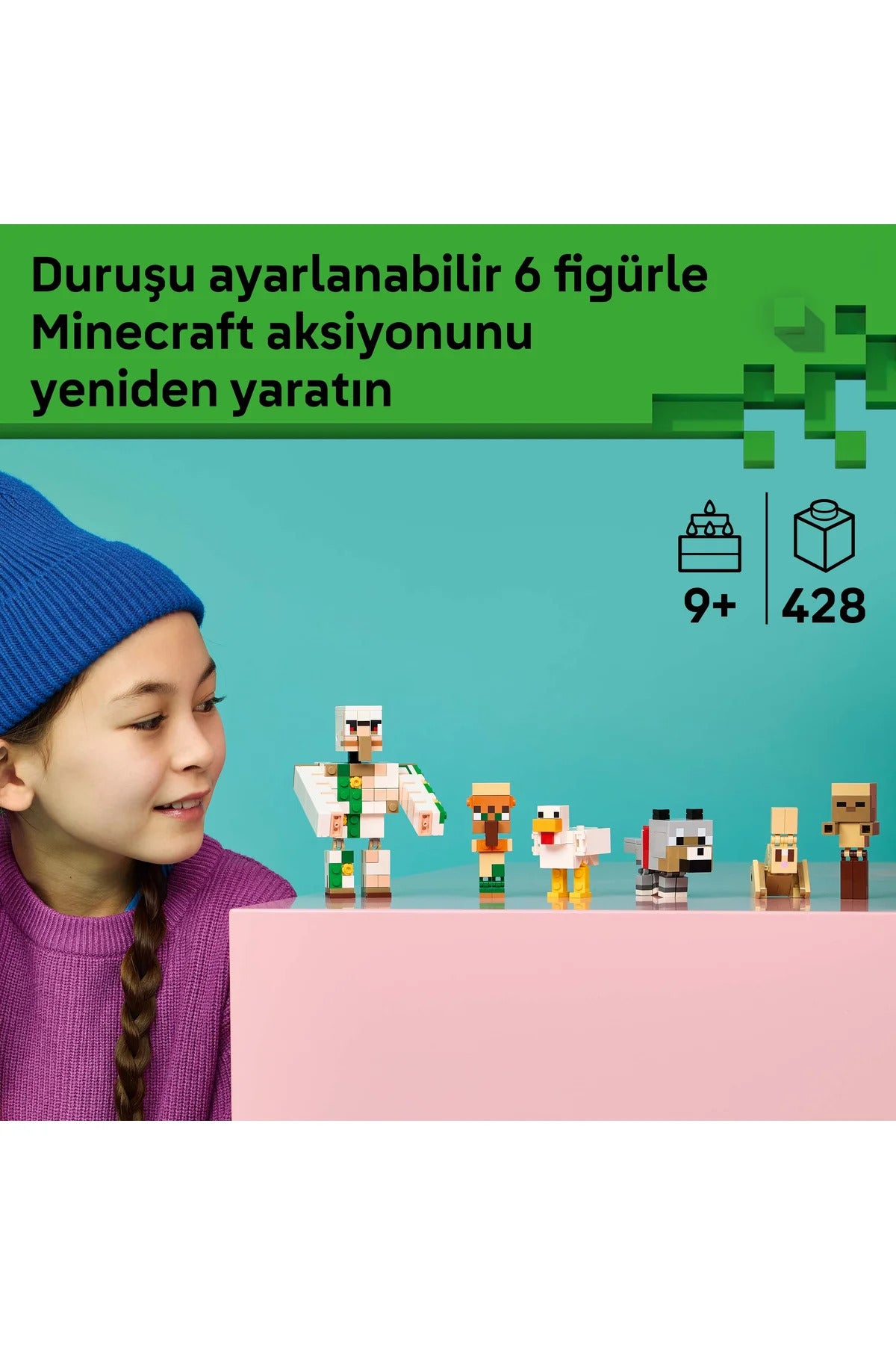 LEGO Minecraft Tavuk Jokey Çöl Saldırısı 21592