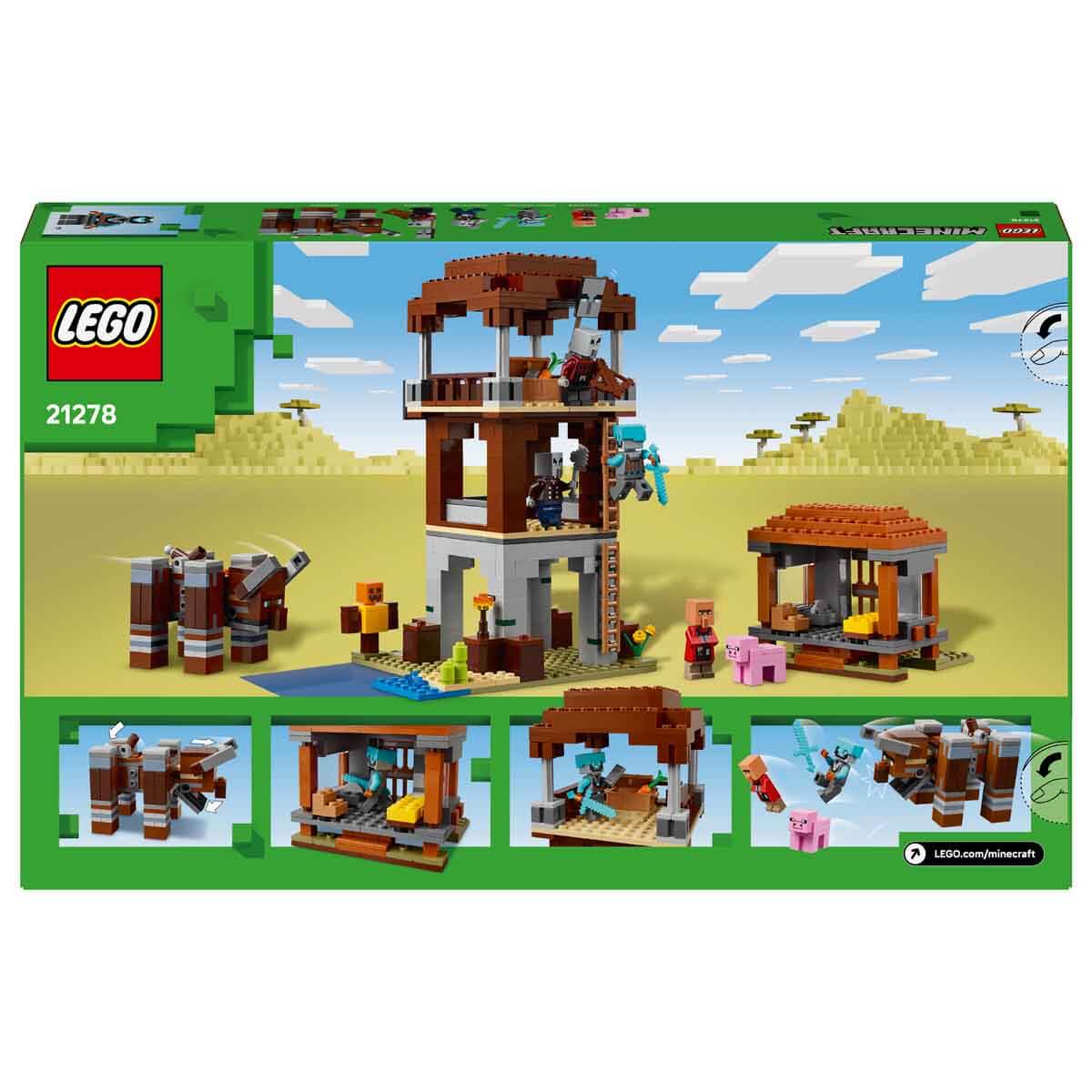 LEGO Minecraft Yağmacı Karakolu ve Çapulcu