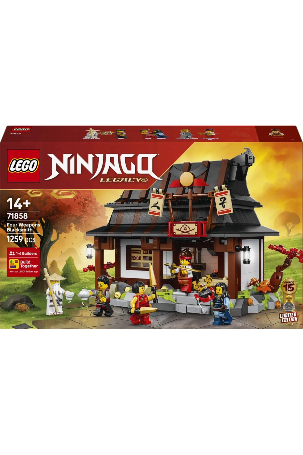 LEGO Ninjago Dört Silah Demircisi 15. Yıl Dönümü 71858