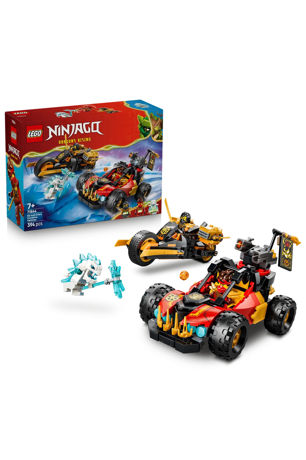 LEGO Ninjago Kai ve Cole'un Birleşen Araçları 71864