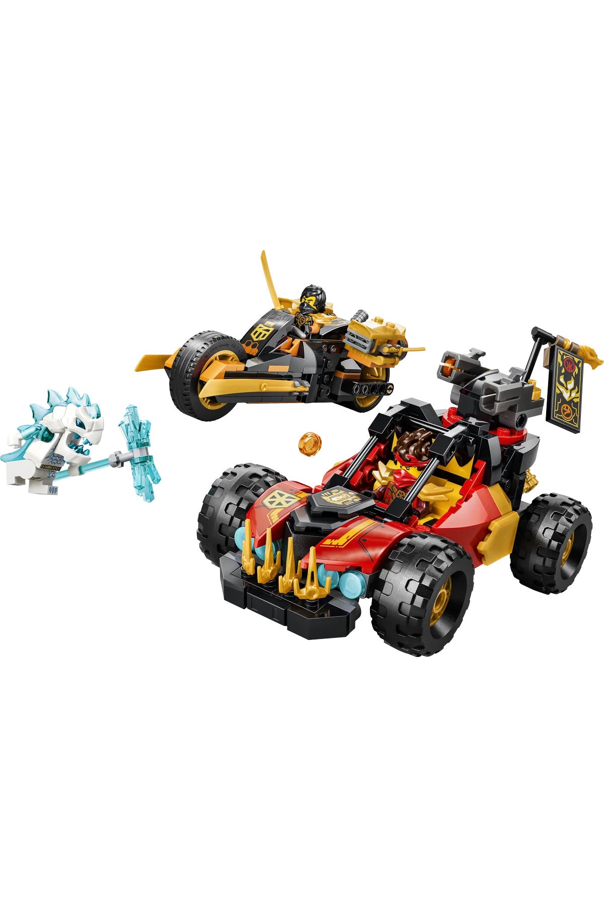 LEGO Ninjago Kai ve Cole'un Birleşen Araçları 71864