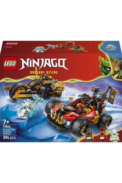 LEGO Ninjago Kai ve Cole'un Birleşen Araçları 71864