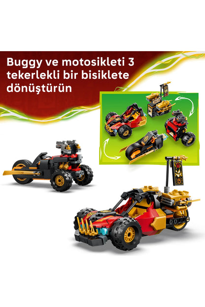 LEGO Ninjago Kai ve Cole'un Birleşen Araçları 71864