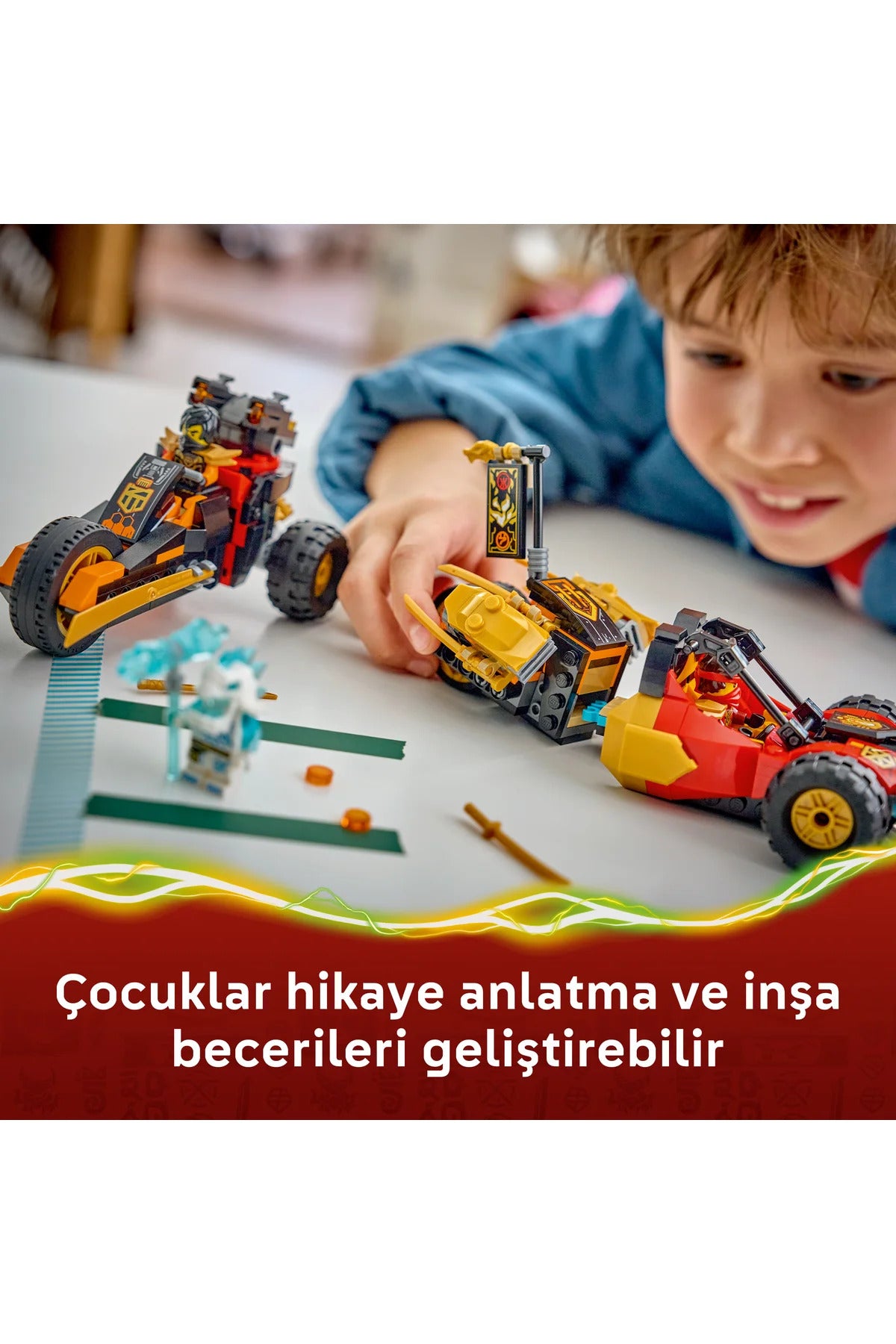 LEGO Ninjago Kai ve Cole'un Birleşen Araçları 71864