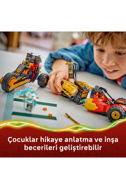 LEGO Ninjago Kai ve Cole'un Birleşen Araçları 71864