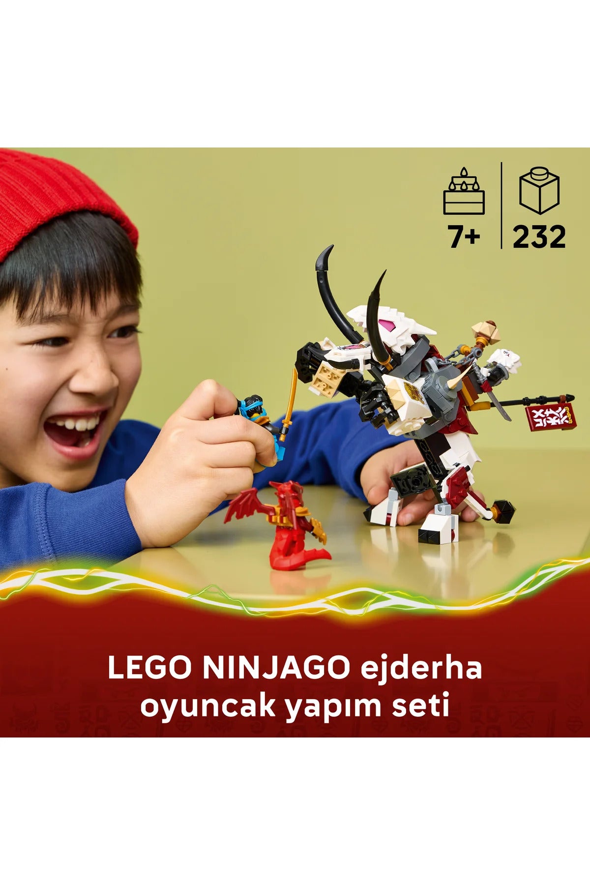LEGO Ninjago Zilvar ve Ejderha Canavar Grimtak 71863