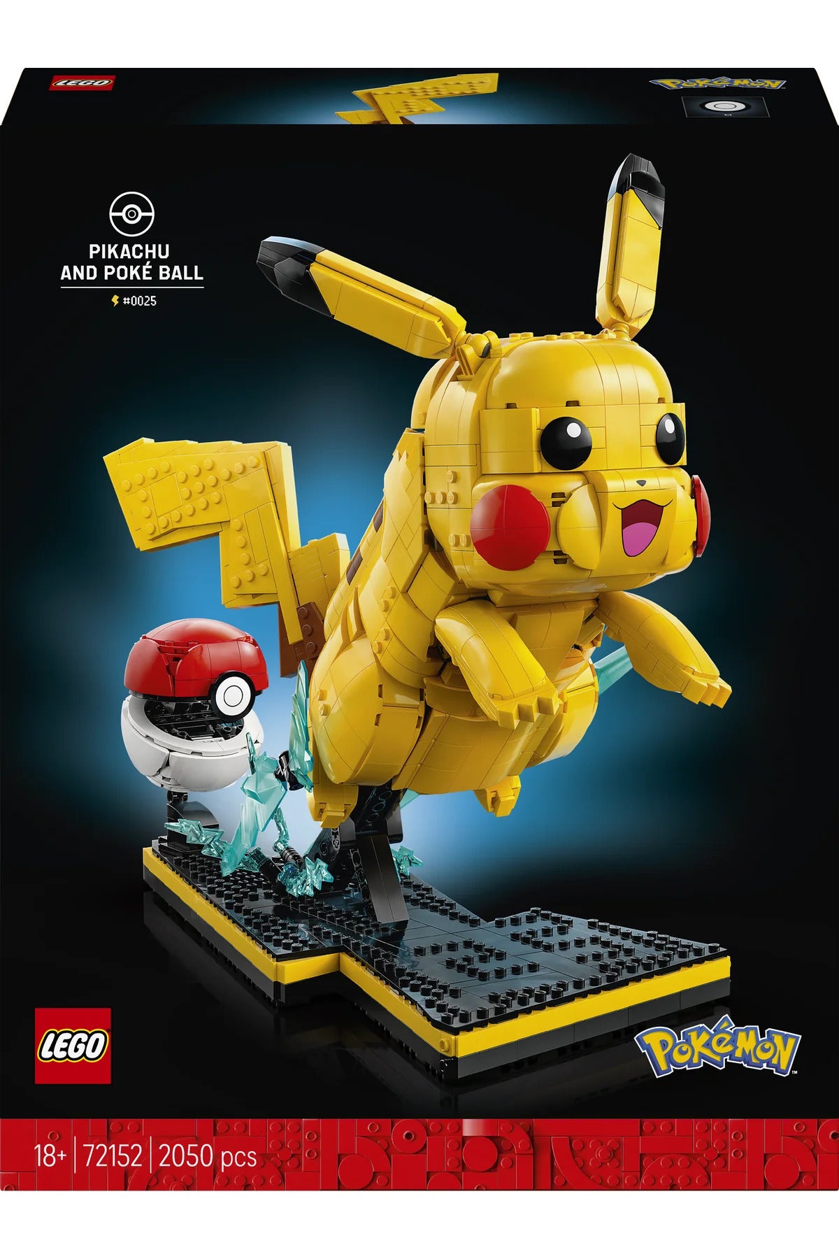 LEGO Pokemon Pikachu ve Poke Topu 72152