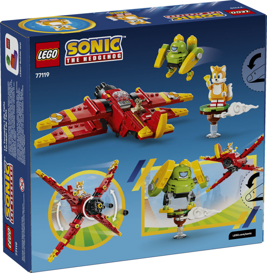 LEGO Sonic The Hedgehog  Tails'in Tornado-1 Uçağı 77119