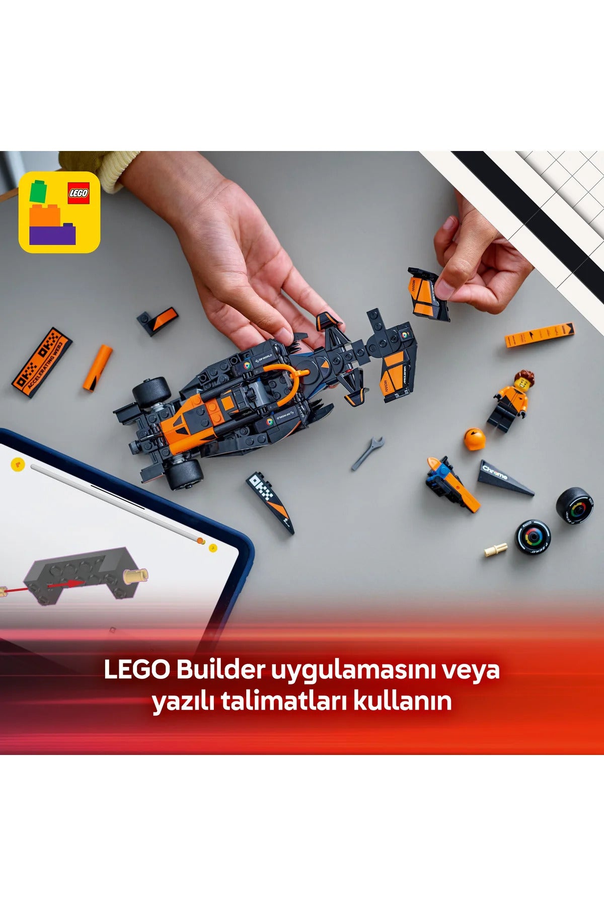 LEGO Speed Champions Mclaren MCL38 F1 Yarış Arabası 77251