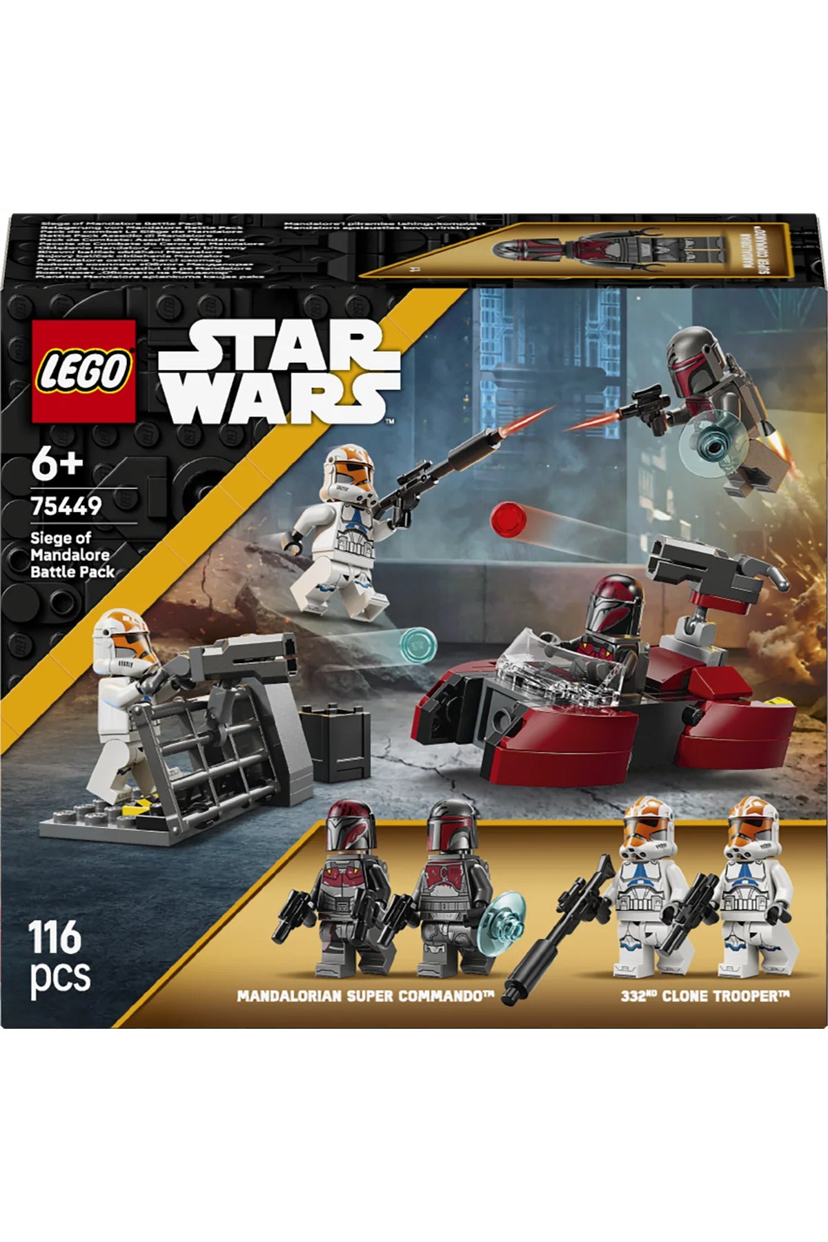 LEGO Star Wars Mandalore Kuşatması Savaş Paketi 75449