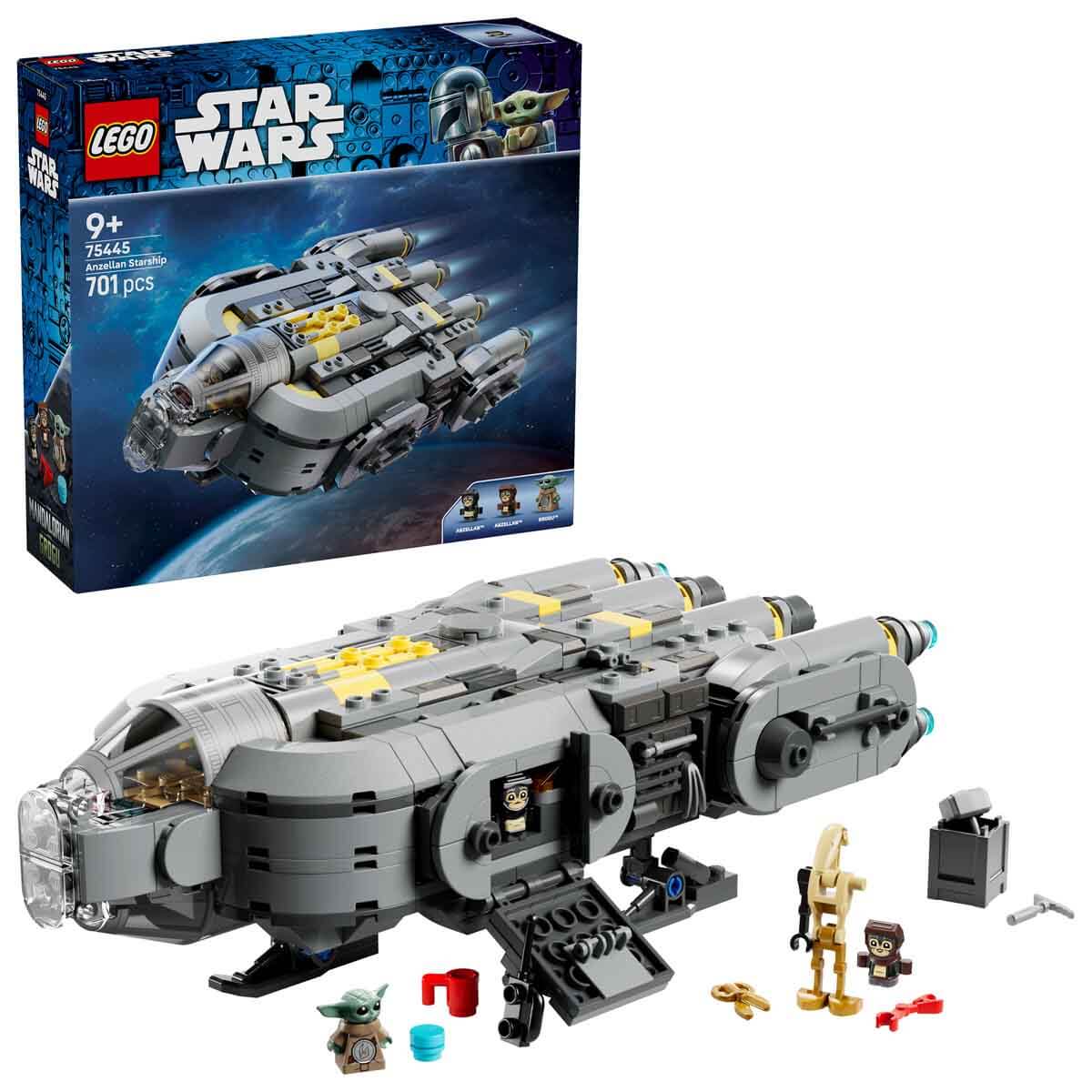 LEGO Star Wars Mandalorian Grogu Anzellan Starship
