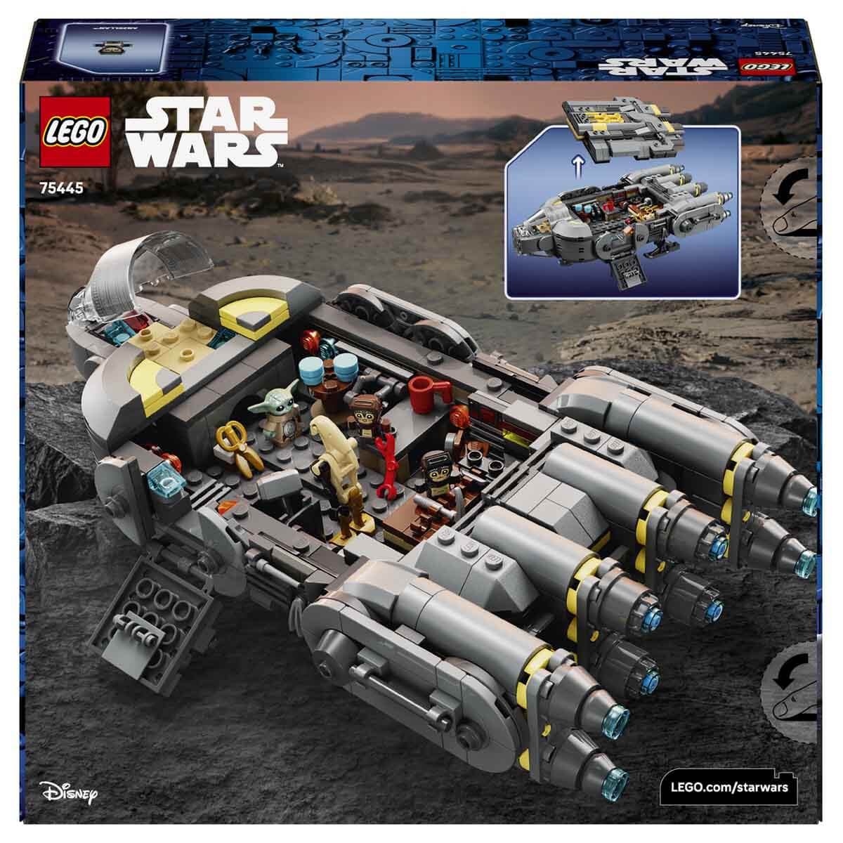 LEGO Star Wars Mandalorian Grogu Anzellan Starship