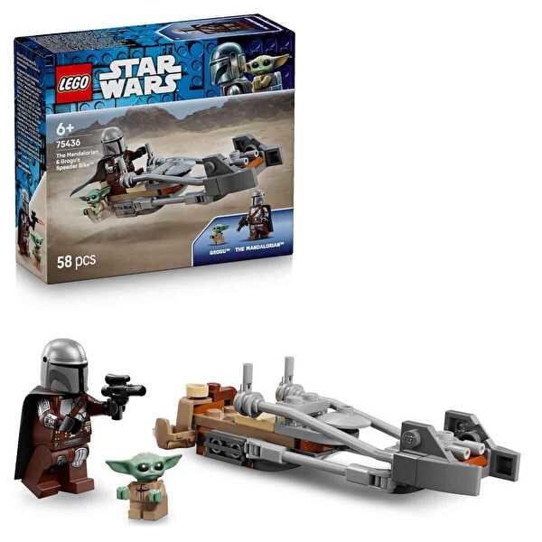 LEGO Star Wars Mandalorian ve Grogunun Hız Motoru