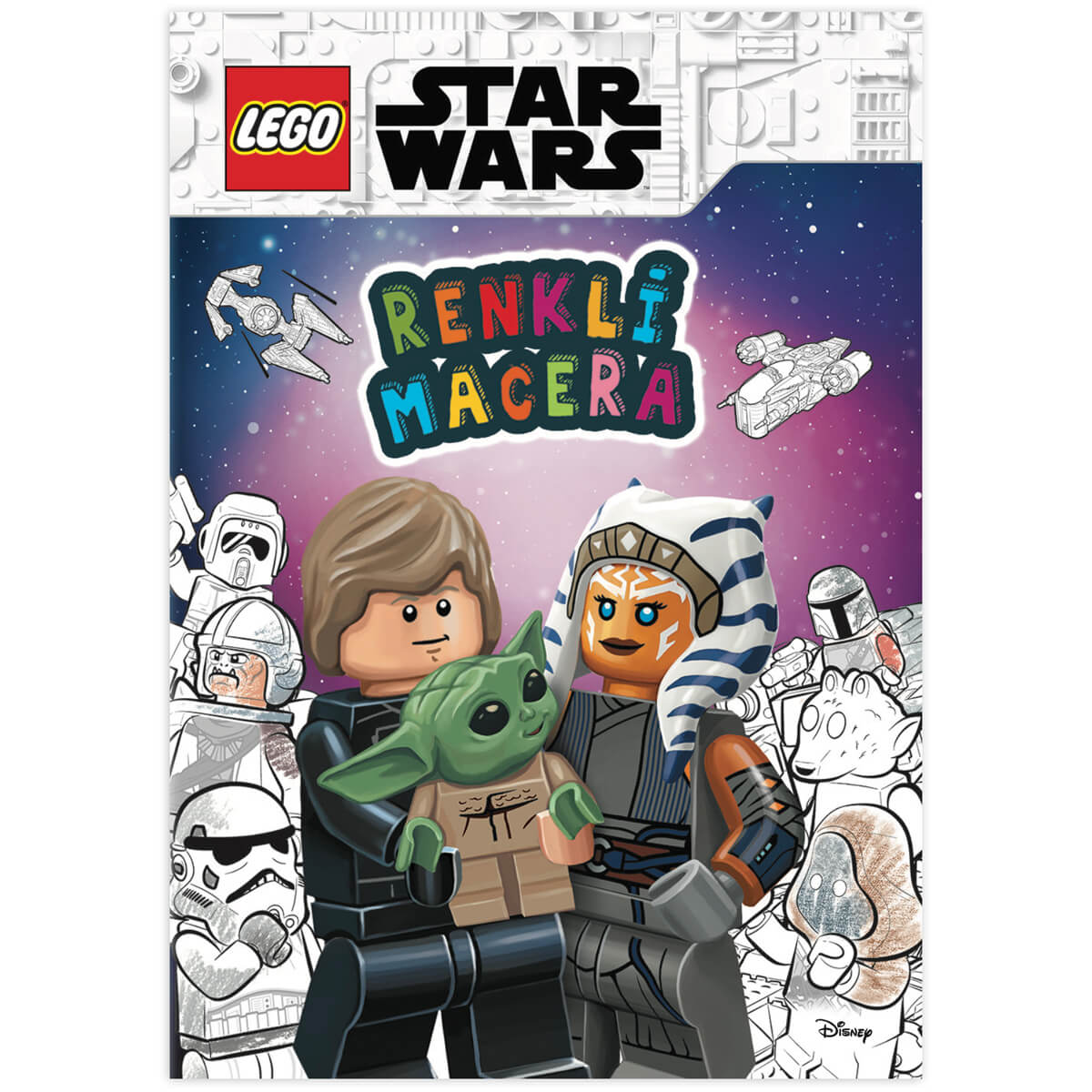 Lego Star Wars Renkli Macera Boyama Kitabı S2