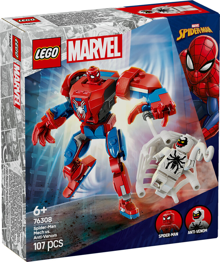 LEGO Marvel Örümcek Adam vs Anti Venom 76308