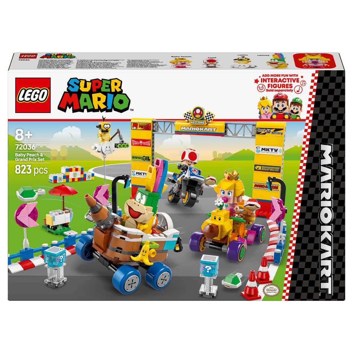 LEGO Super Mario Baby Peach ve grand Prix Seti