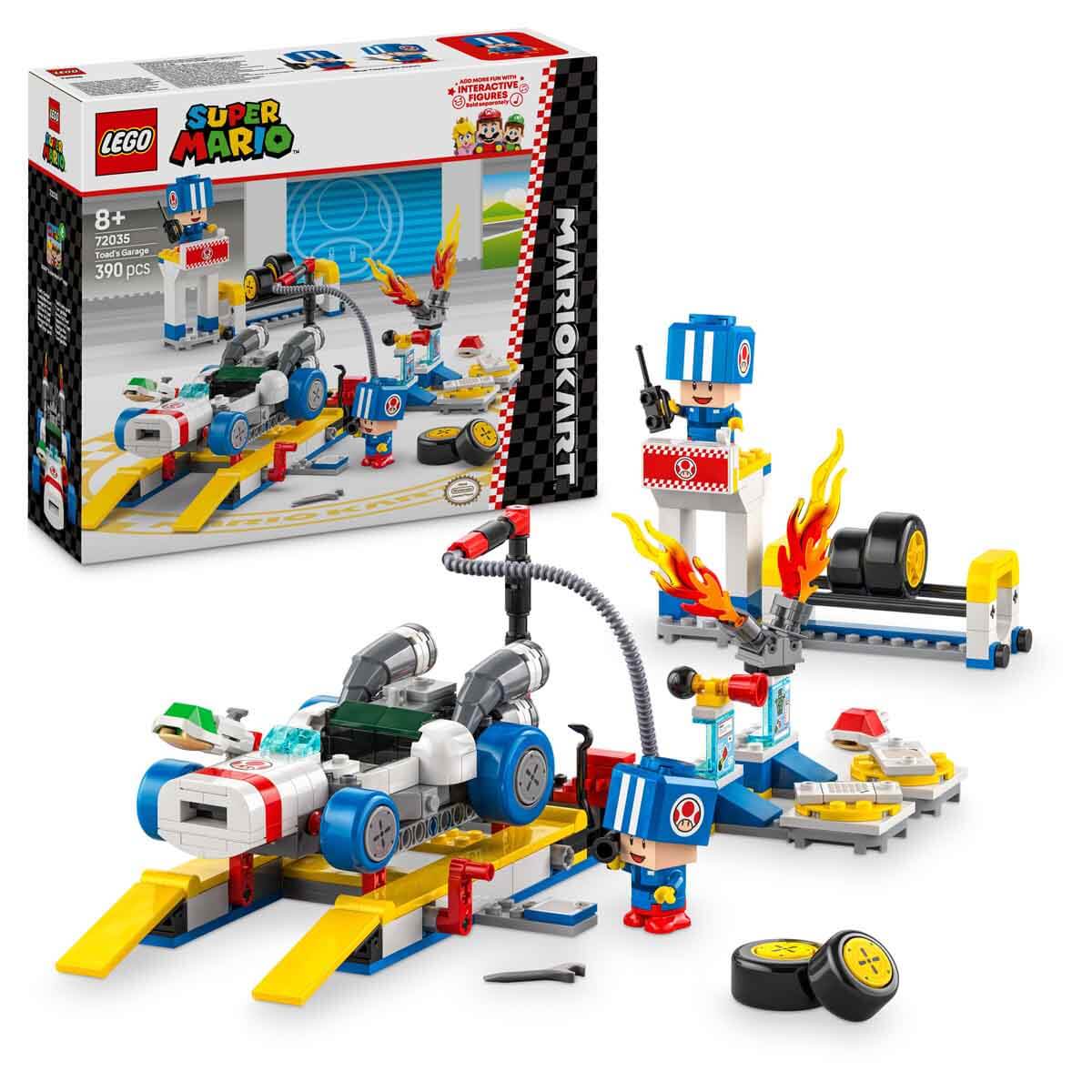 LEGO Super Mario Mario Kart Toad Un Garajı