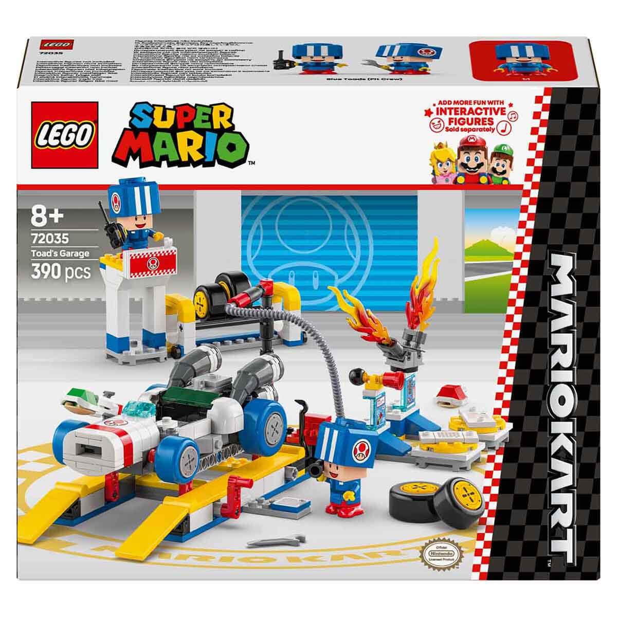 LEGO Super Mario Mario Kart Toad Un Garajı